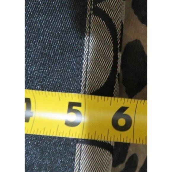 Coach Cursive Creed Monogram Canvas Leather Wristlet Wallet with Hangtag & Charm - Picture 8 of 11